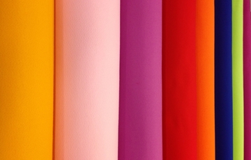 Polyestervilt effen kleuren